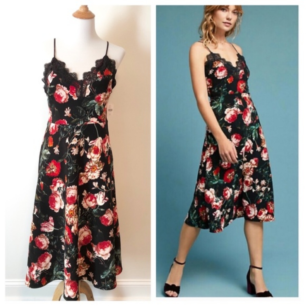 Foxiedox Anthropologie Floral Dress NWT! - Picture 9 of 9